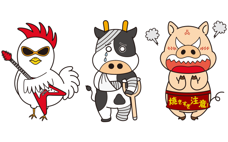 飲食店 キャラクター制作